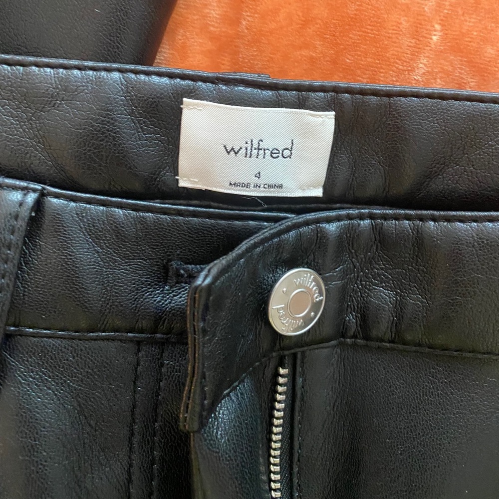 Aritzia leather pants